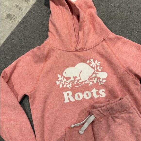 Roots Coral Hoodie and Joggers Set - Picture 3 of 4